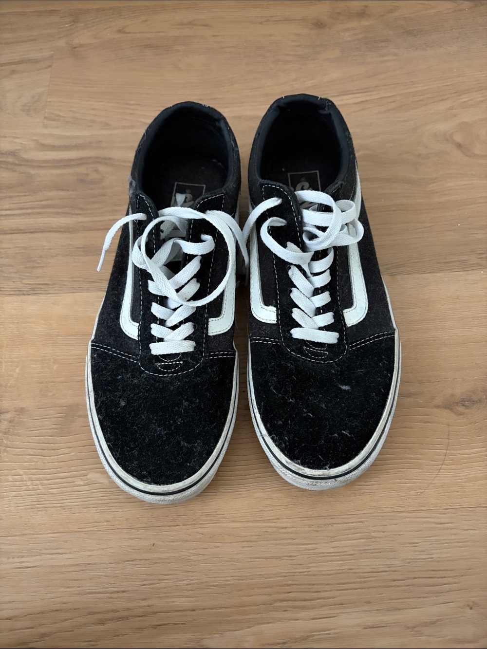 Vans Old Skool Low Top Sneakers in Black & White